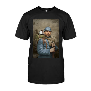 French Soldier Custom 2D T-Shirt