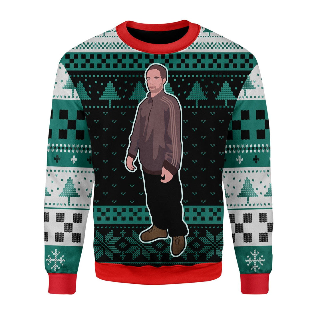 Gearhomies Christmas Unisex Sweater Robert Pattinson Meme 3D Apparel