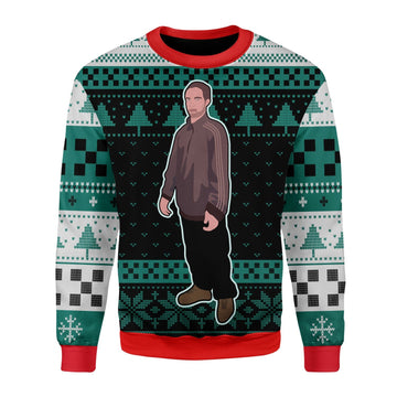 Gearhomies Christmas Unisex Sweater Robert Pattinson Meme 3D Apparel