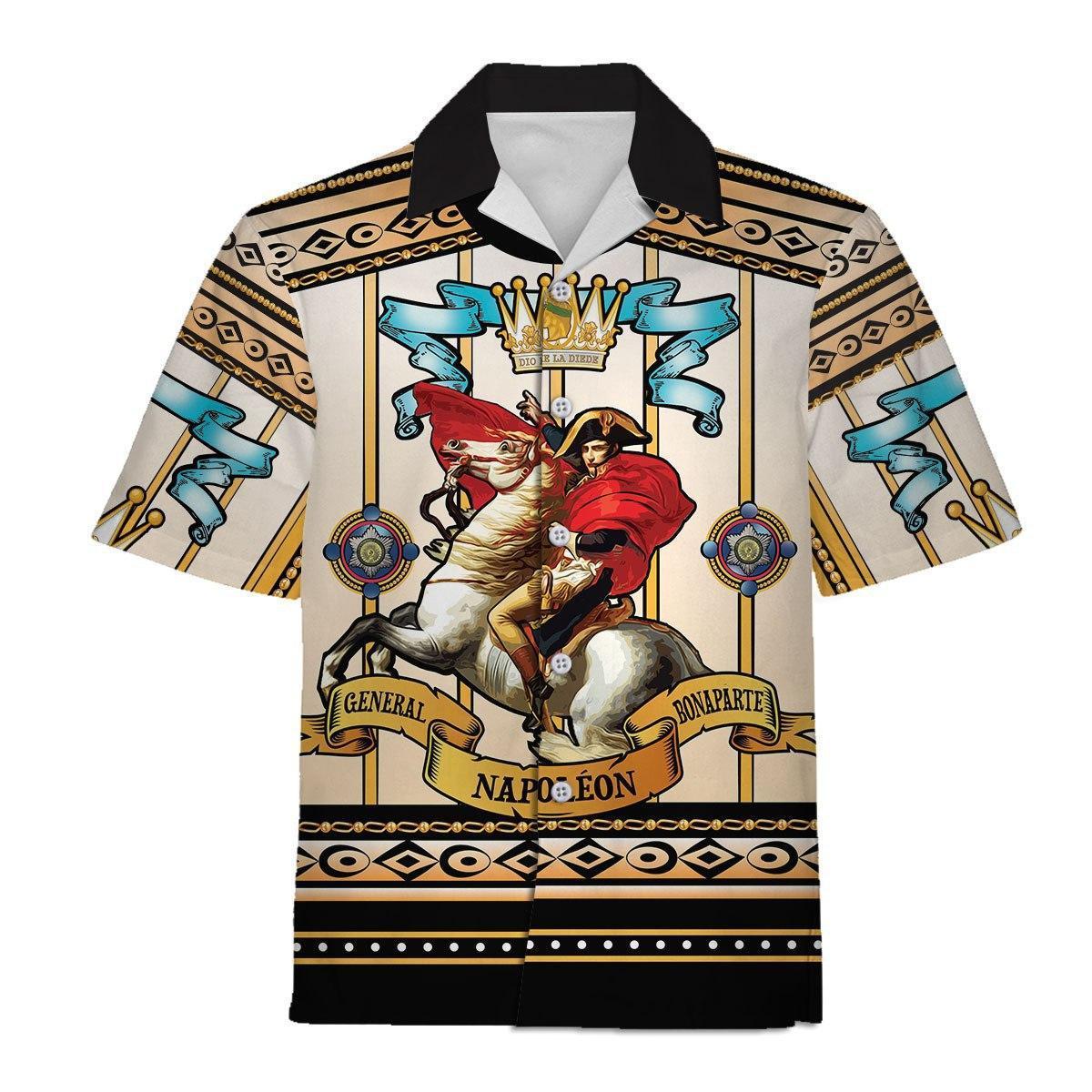 Napoleon Crossing The Alps Hawaiian Shirt / S Hp242