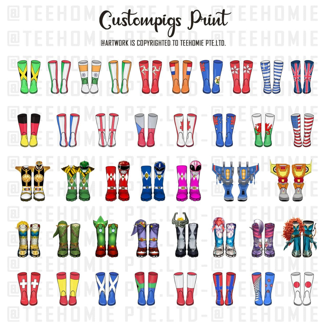 Customized Square Canvas Spacesuit NASA Astronauts Boots Style