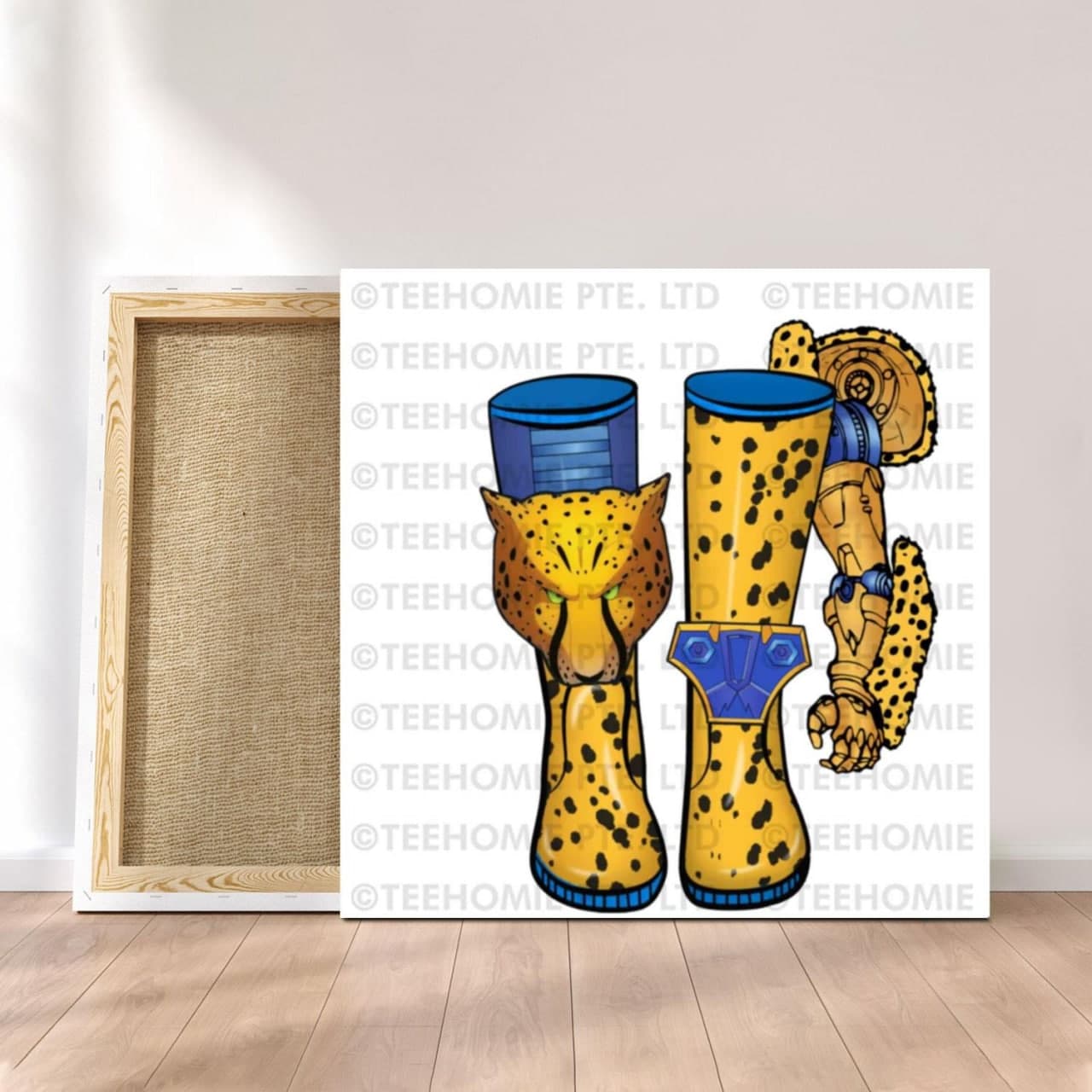Customized Canvas Poster Wall Art Cheetor BW Boots Style