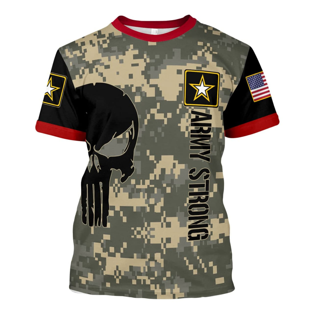 Customspig T-shirt US Army Womens Army Corps Veteran 3D Apparel