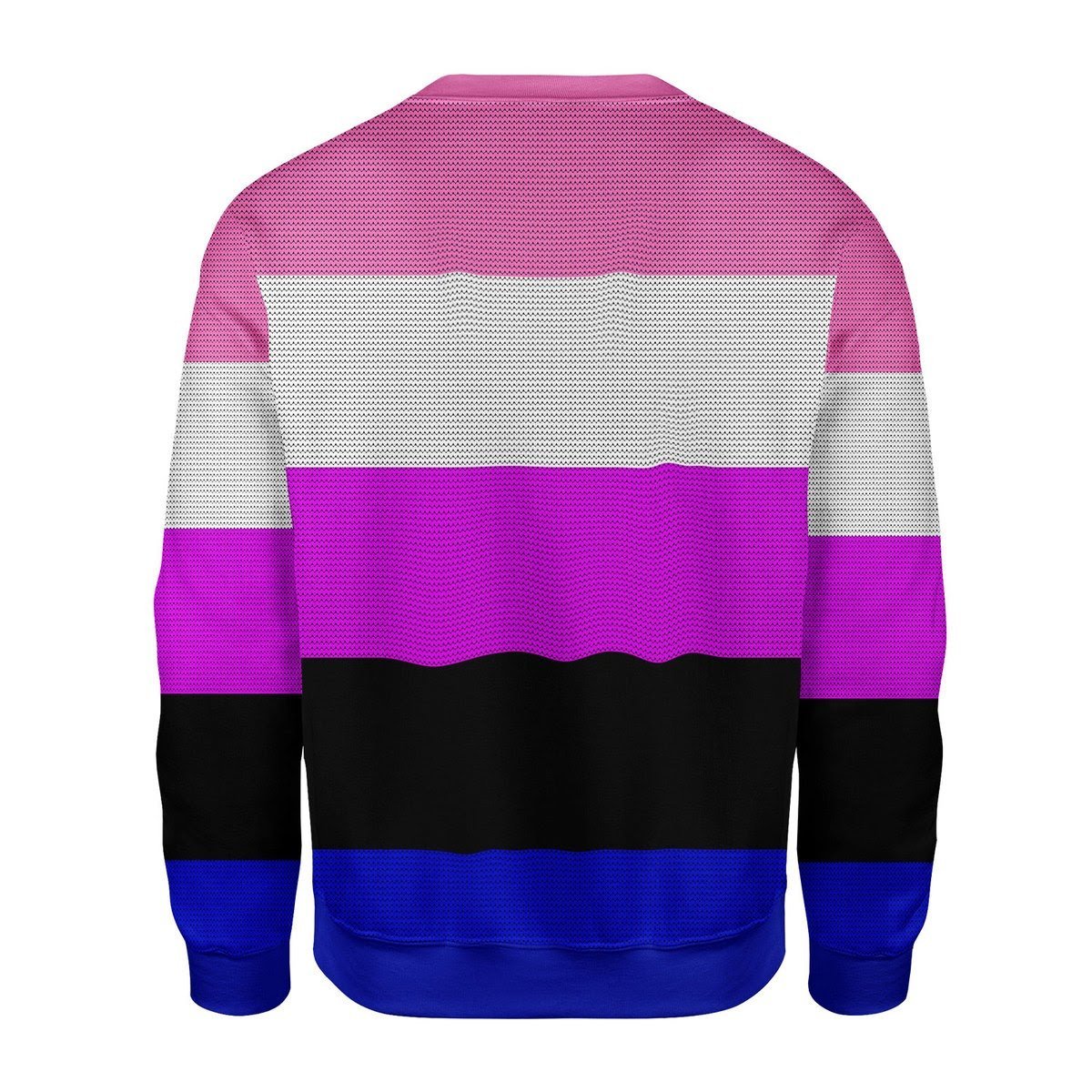 Gearhomies Christmas Unisex Sweater Genderfluid Pride Flag 3D Apparel