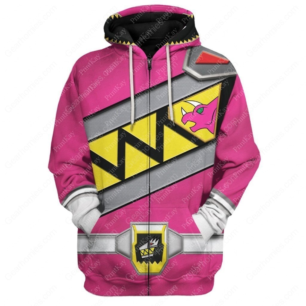 Pink Pr Dino Charge Zip Hoodie / S Pr005