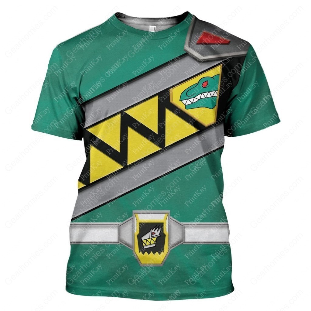 Pr Dino Charge Green T-Shirt / S Pr004