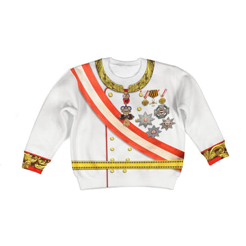 Emperor Franz Joseph I Austria Kid Long Sleeves