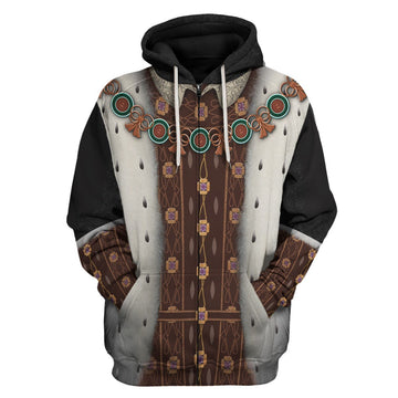 Edward VI of England Fleece Zip Hoodie