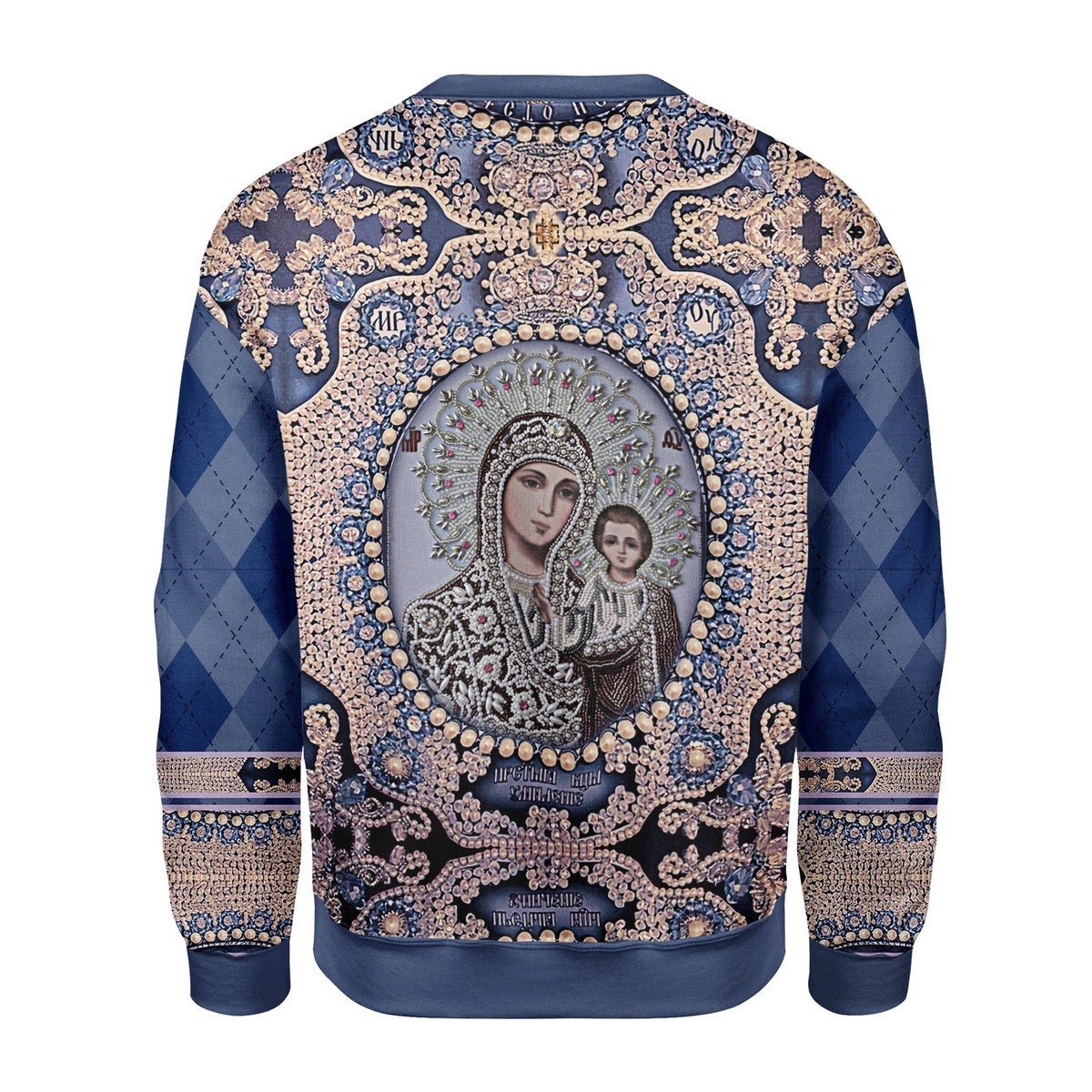 Customspig Tops Pullover Sweatshirt Maria Russian Orthodox 3D Apparel