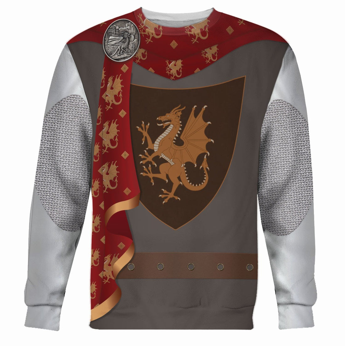 King Arthur Historical Costume Fleece Hoodie / S Qm500