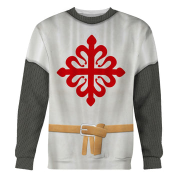 Knights With The Order Of Calatrava Fleece Long Sleeves