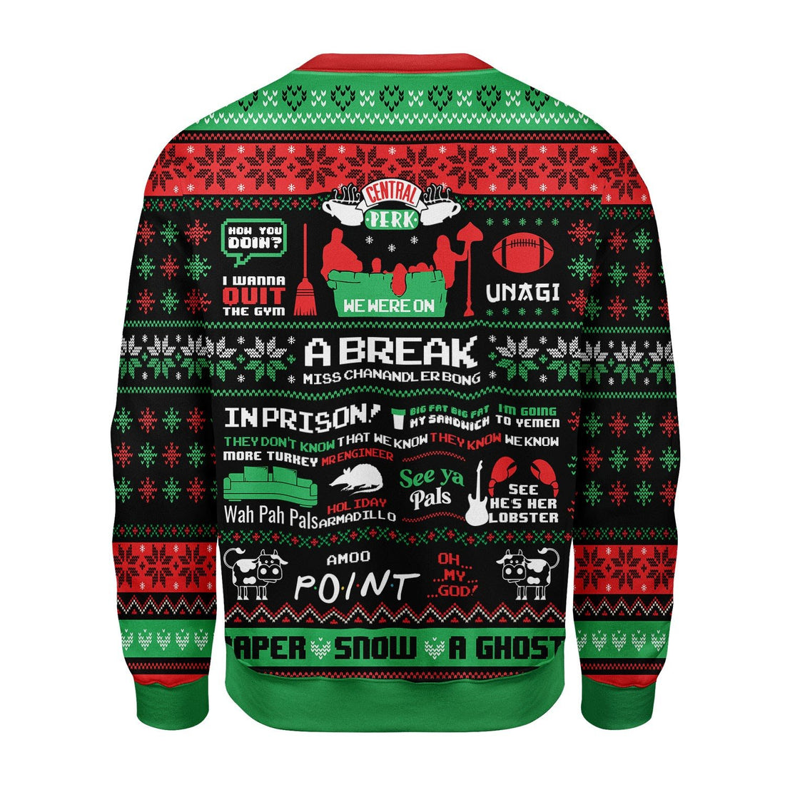 Customspig Christmas Sweater Friend 3D Apparel