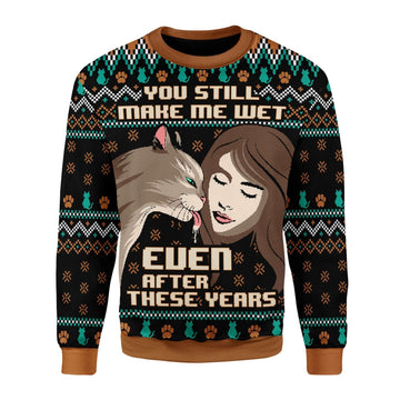 Gearhomies Christmas Unisex Sweater You Still Make Me Wet Even After All These Years 3D Apparel