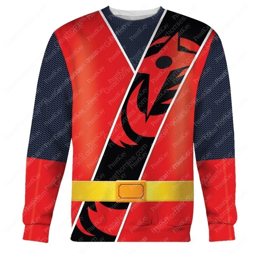 Red Pr Ninja Steel Hoodie / S Qm85
