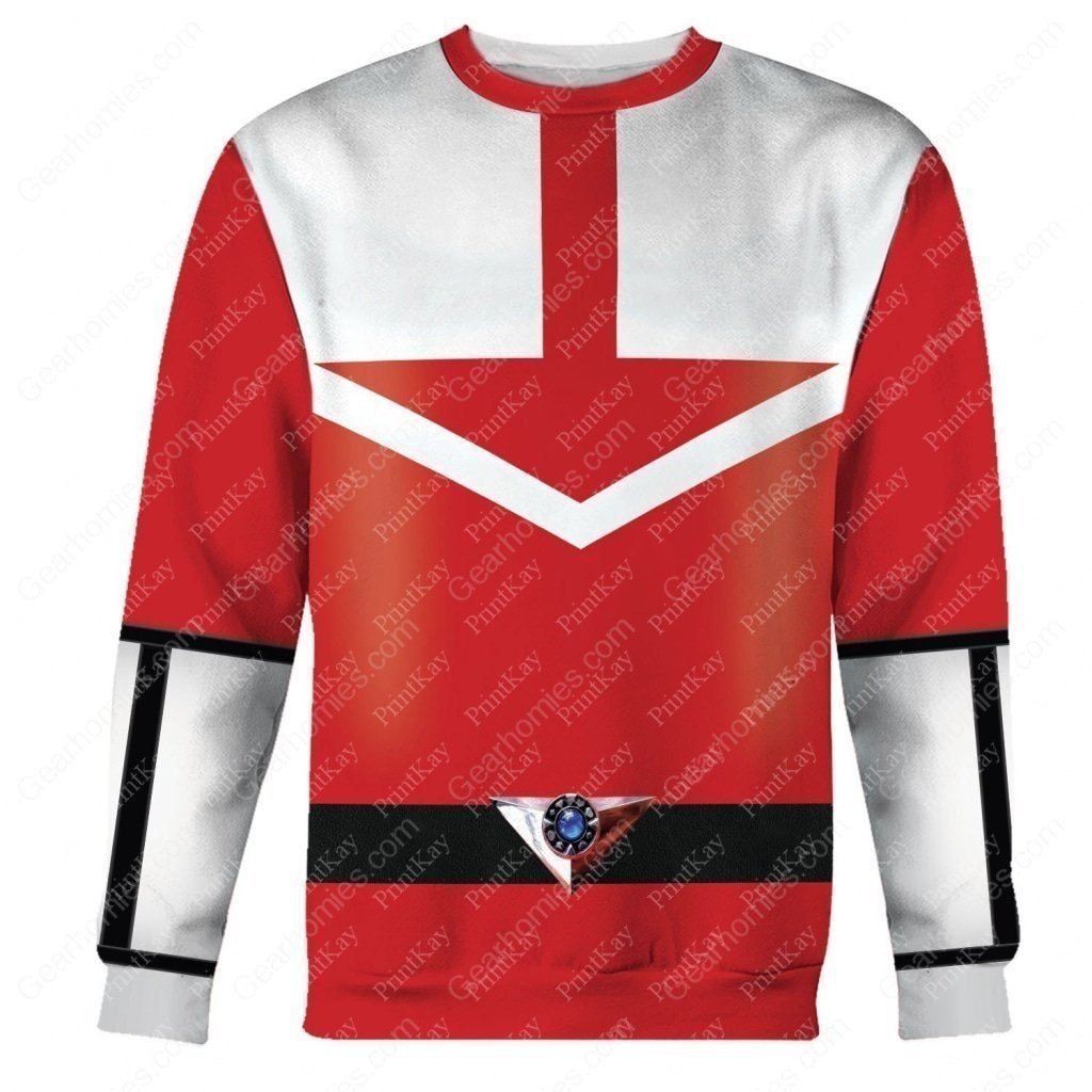 Red Pr Time Force Long Sleeves / S Qm175
