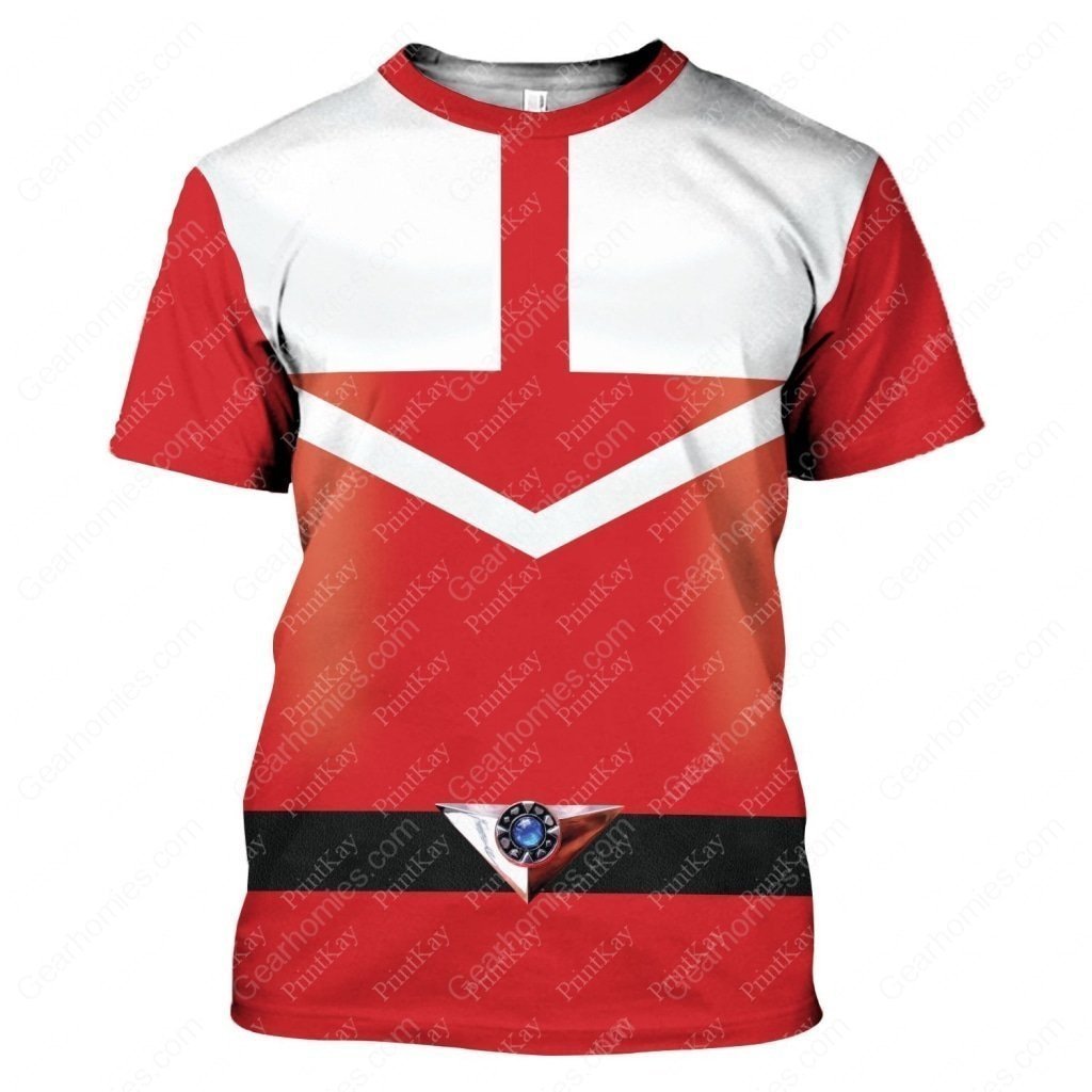 Red Pr Time Force T-Shirt / S Qm175