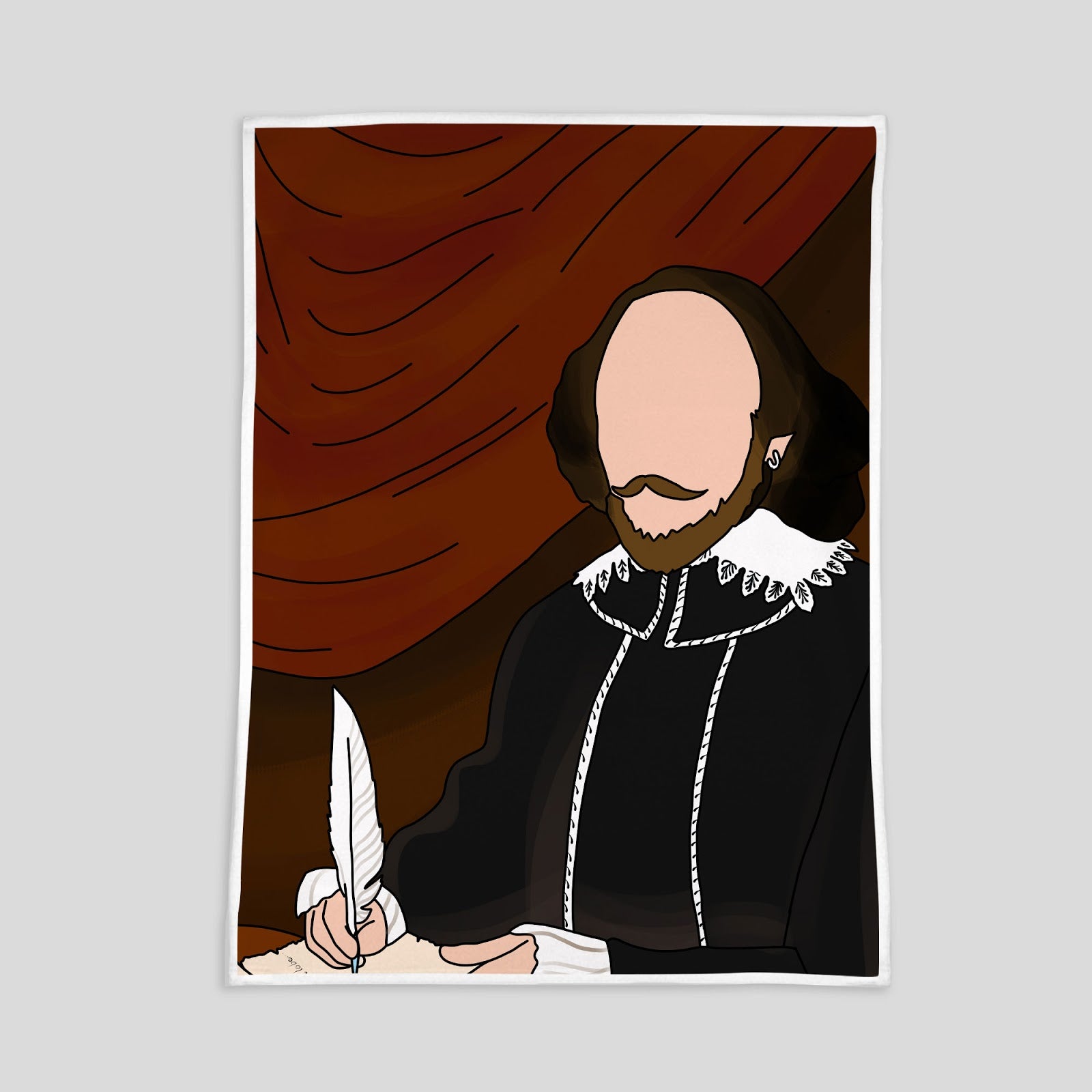 William Shakespeare - Drawing Blanket