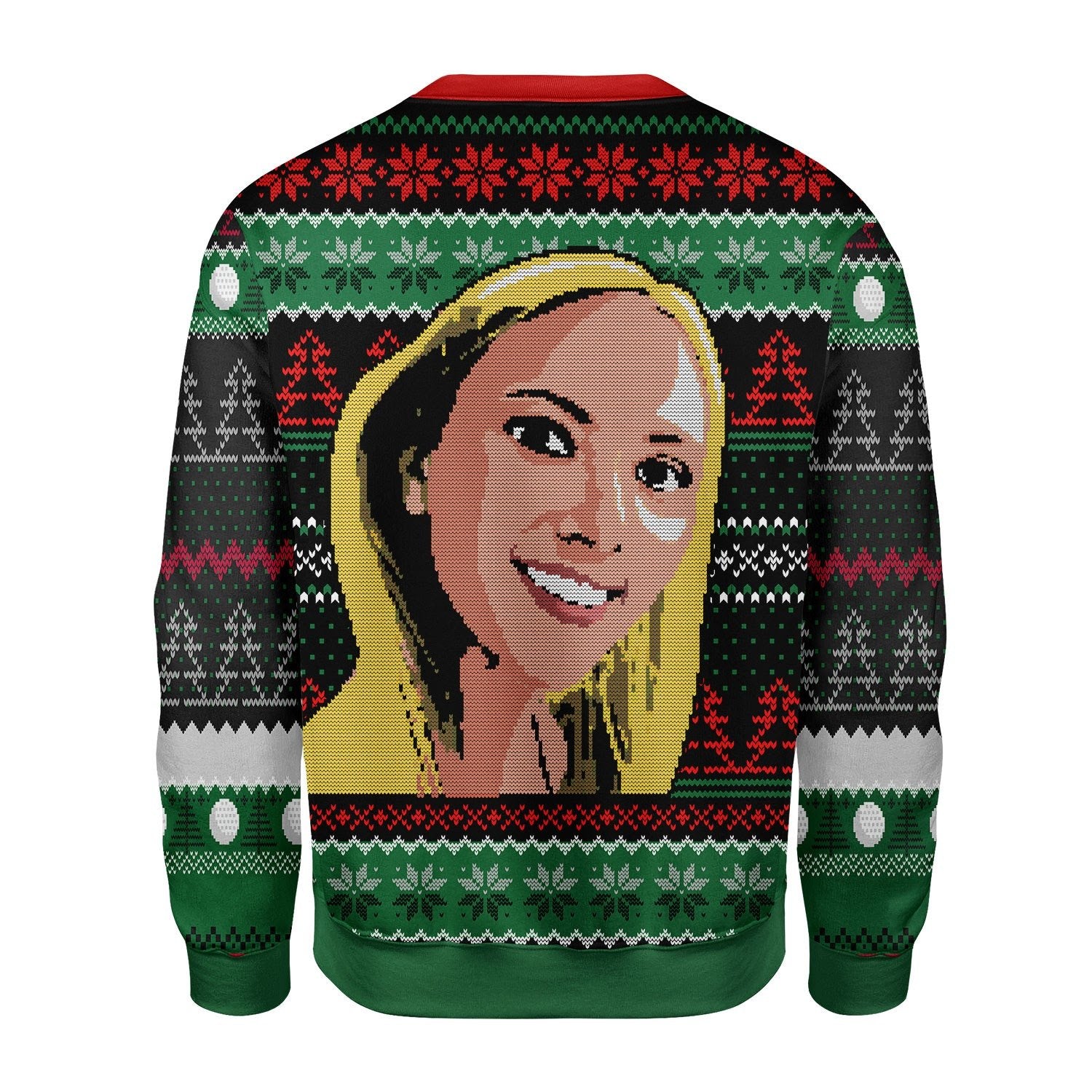 Customspig Christmas Sweater Scarlett Johansson Meme 3D Apparel