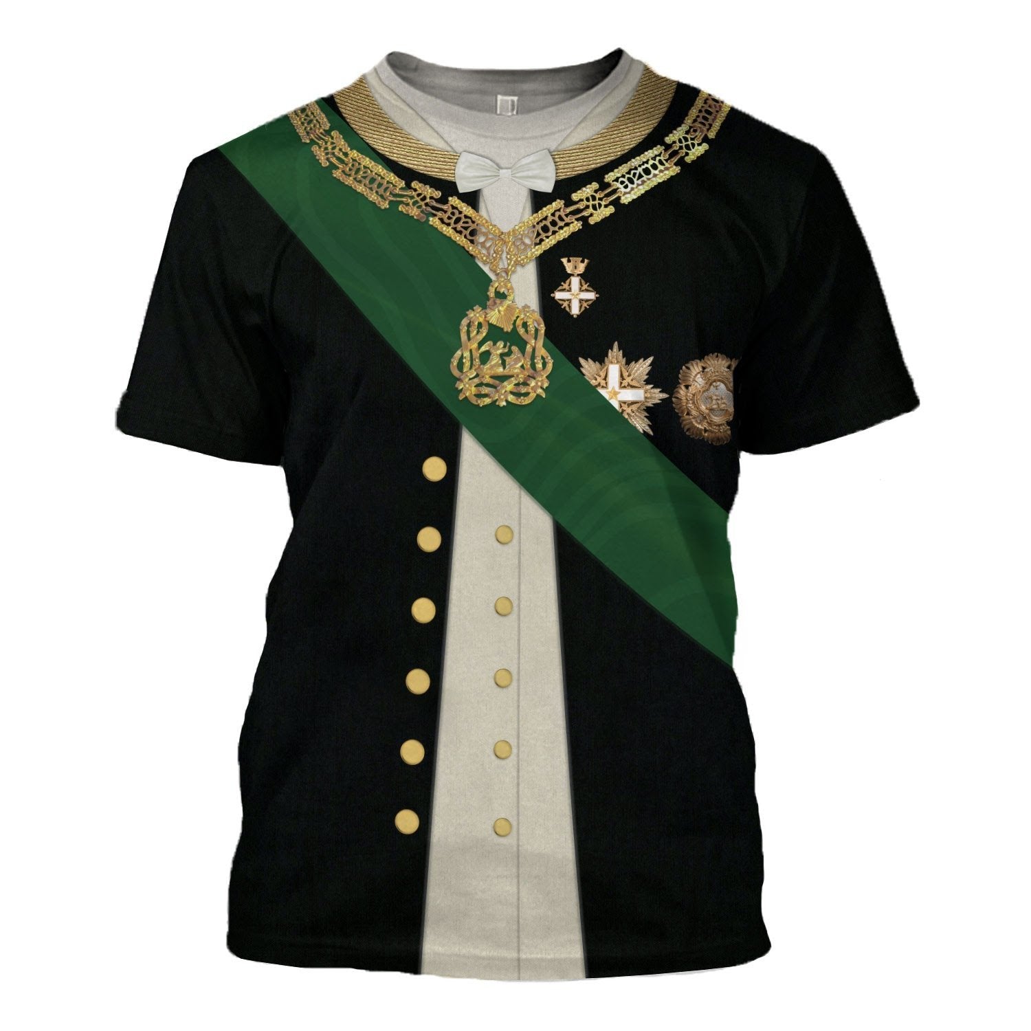 Count Camillo Benso Di Cavour The First Prime Minister Of Unified Italy T-Shirt / S Vn374