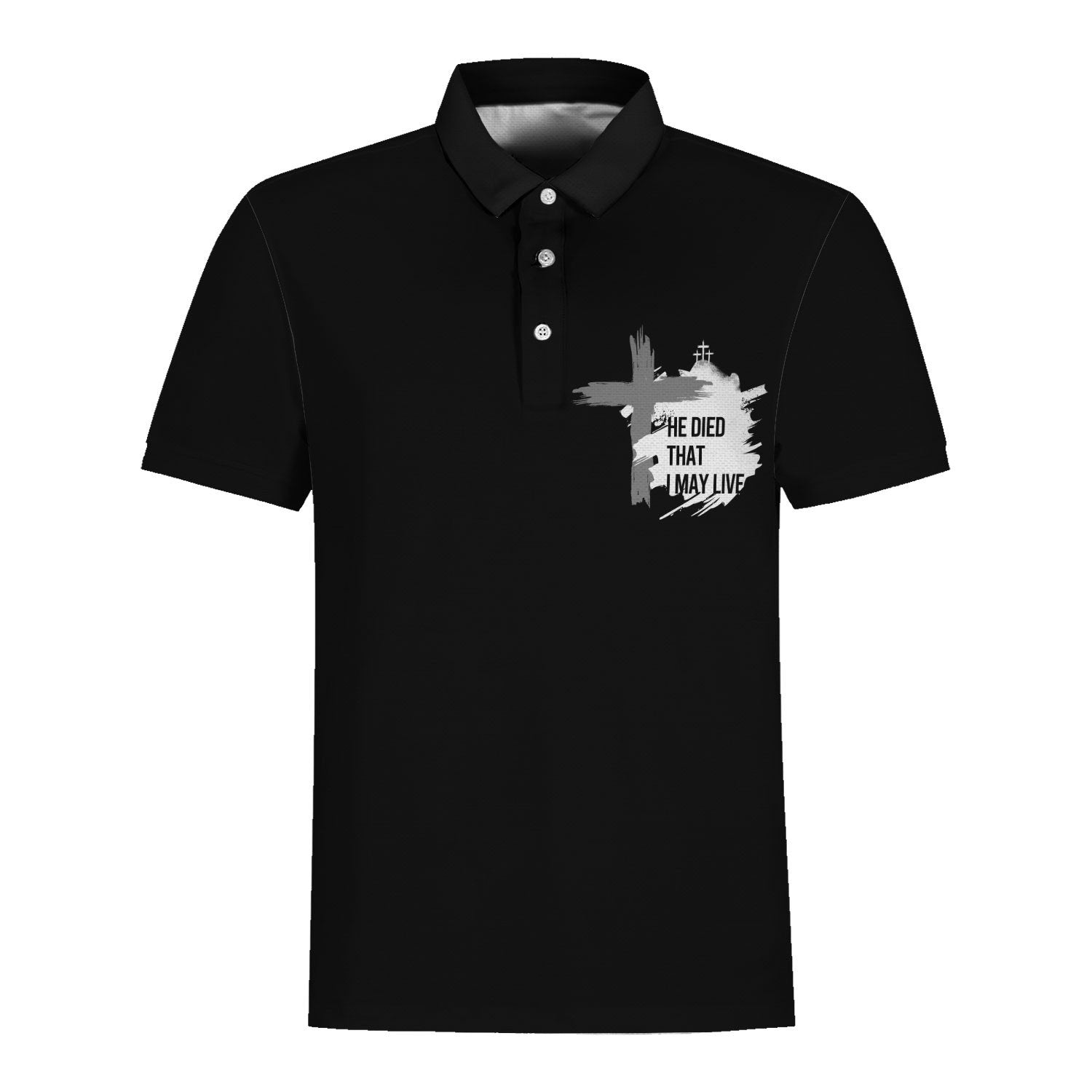 Customspig Tops Pullover Sweatshirt He Died That I May Live Cross Christian 3D Apparel
