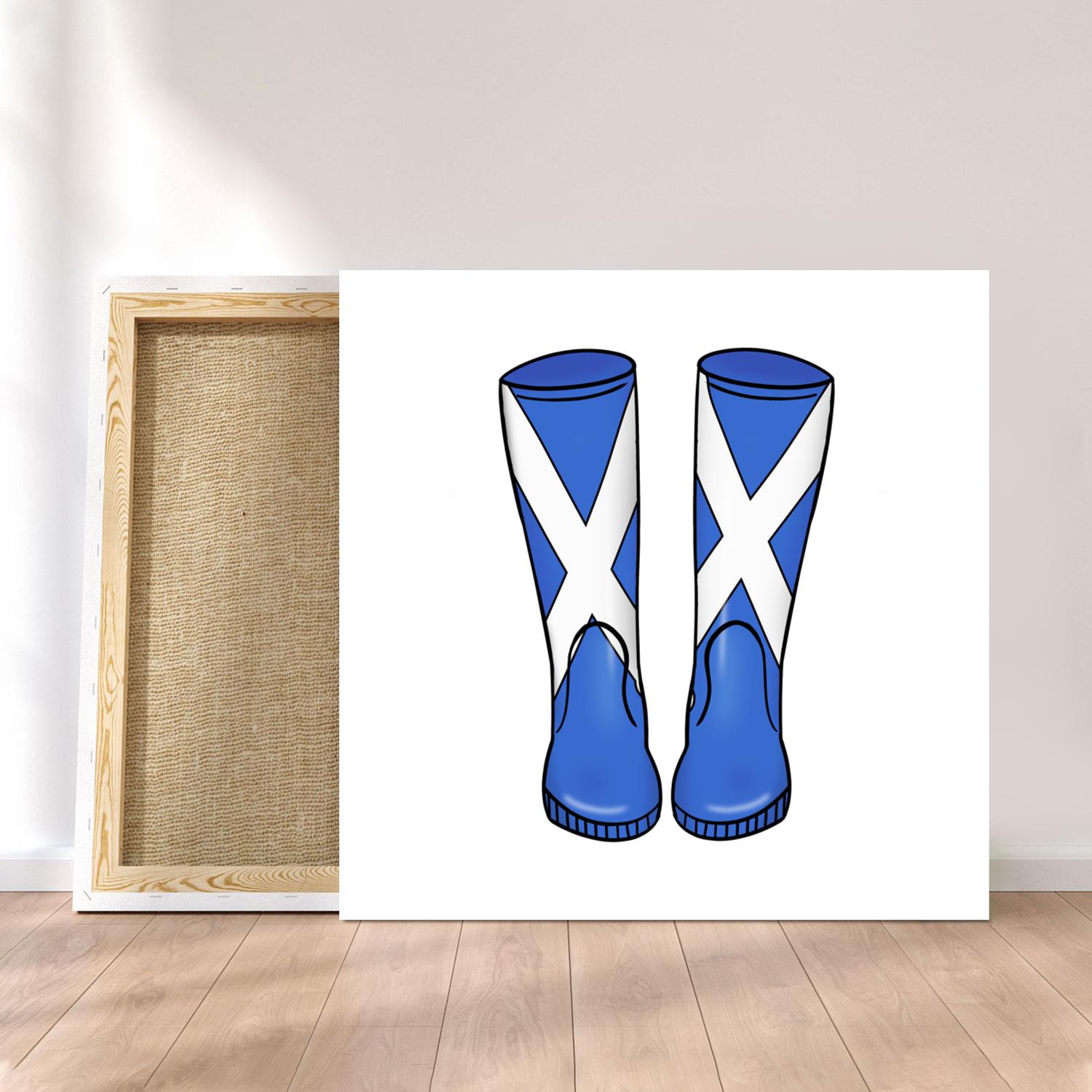 Customized Canvas Poster Wall Art Scotland Boots Style