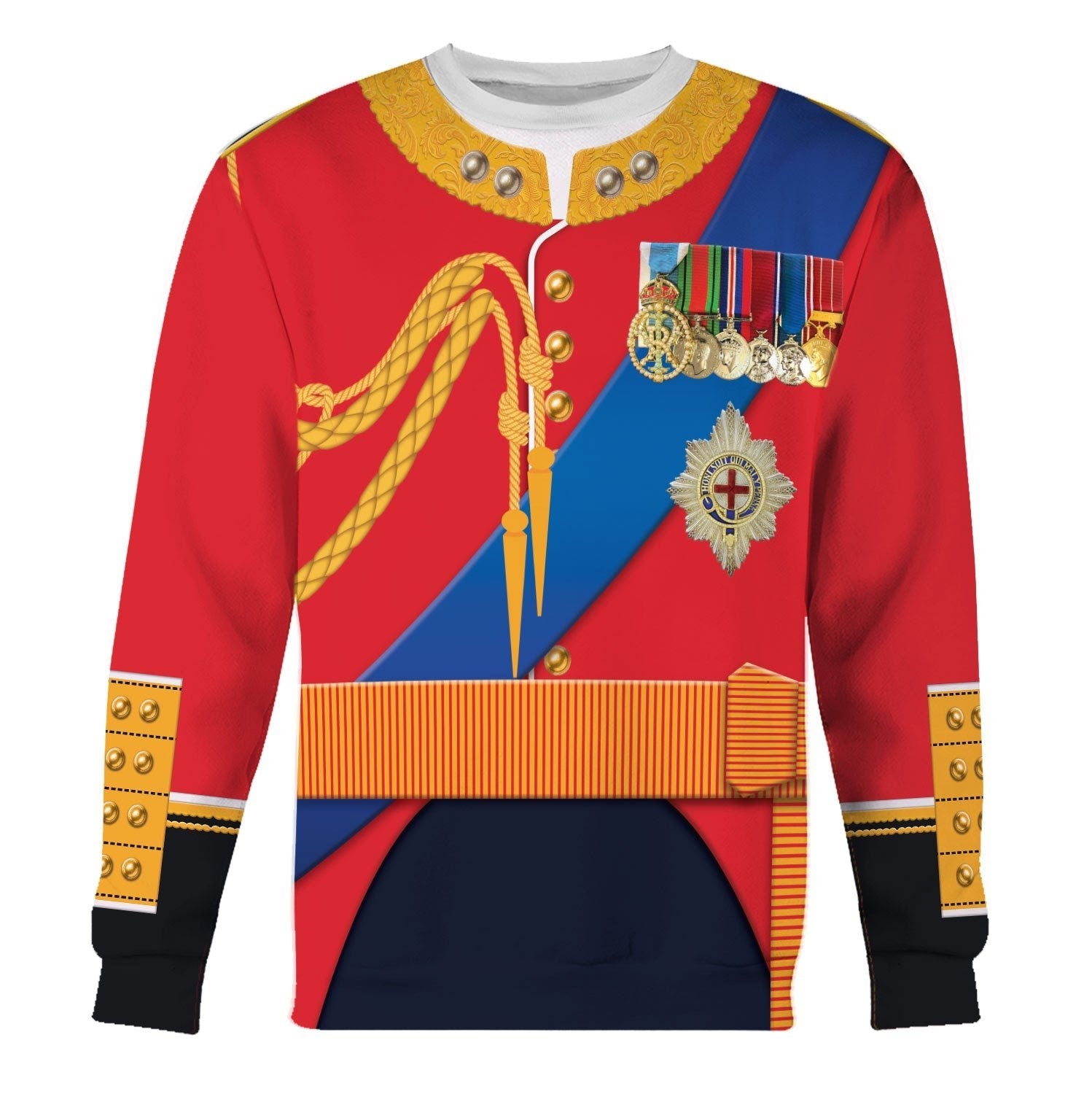 Elizabeth II England Uniform Fleece Long Sleeves
