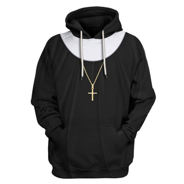 Tracksuit Tops Pullover Sweatshirt Catholic Nun Habit 3D Apparel