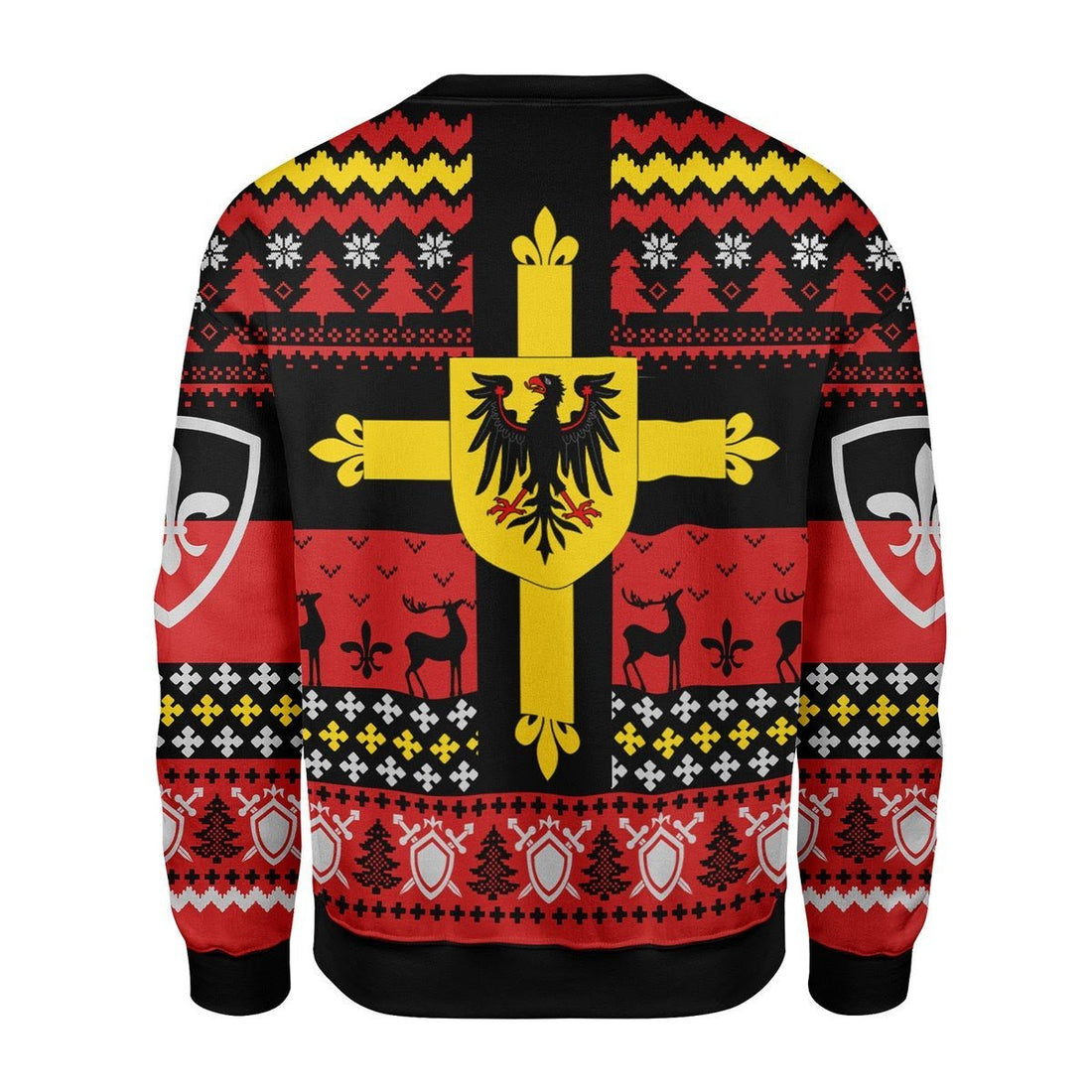 Gearhomies Christmas Unisex Sweater Teutonic Knights 3D Apparel