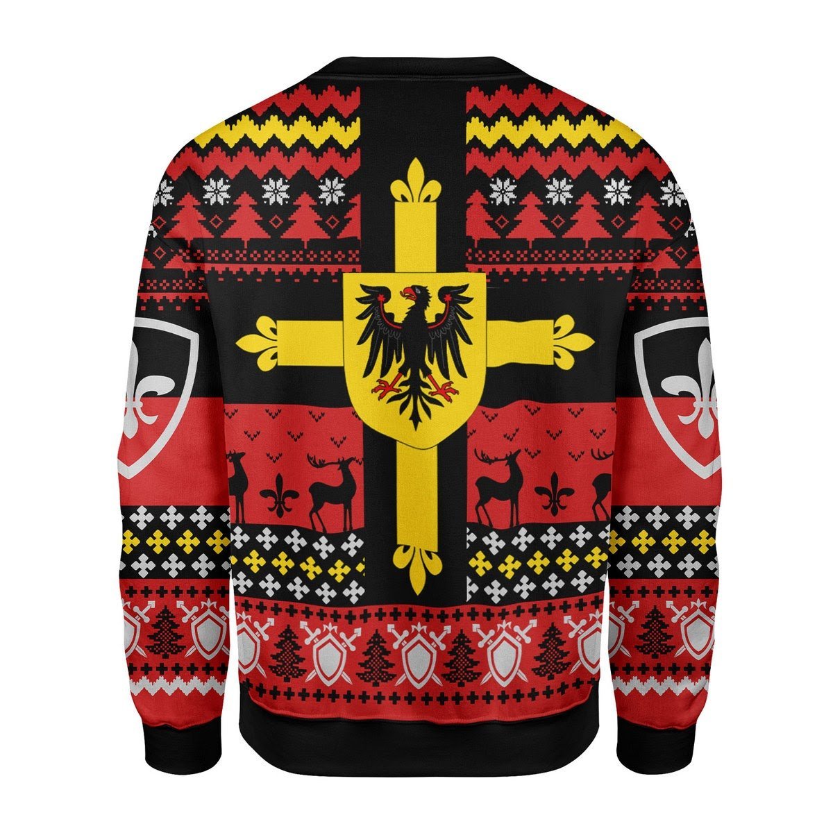 Gearhomies Christmas Unisex Sweater Teutonic Knights 3D Apparel
