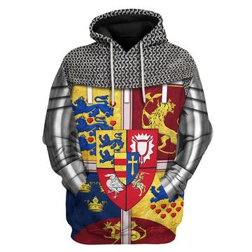Royal Arms of Scotland Fleece Zip Hoodie