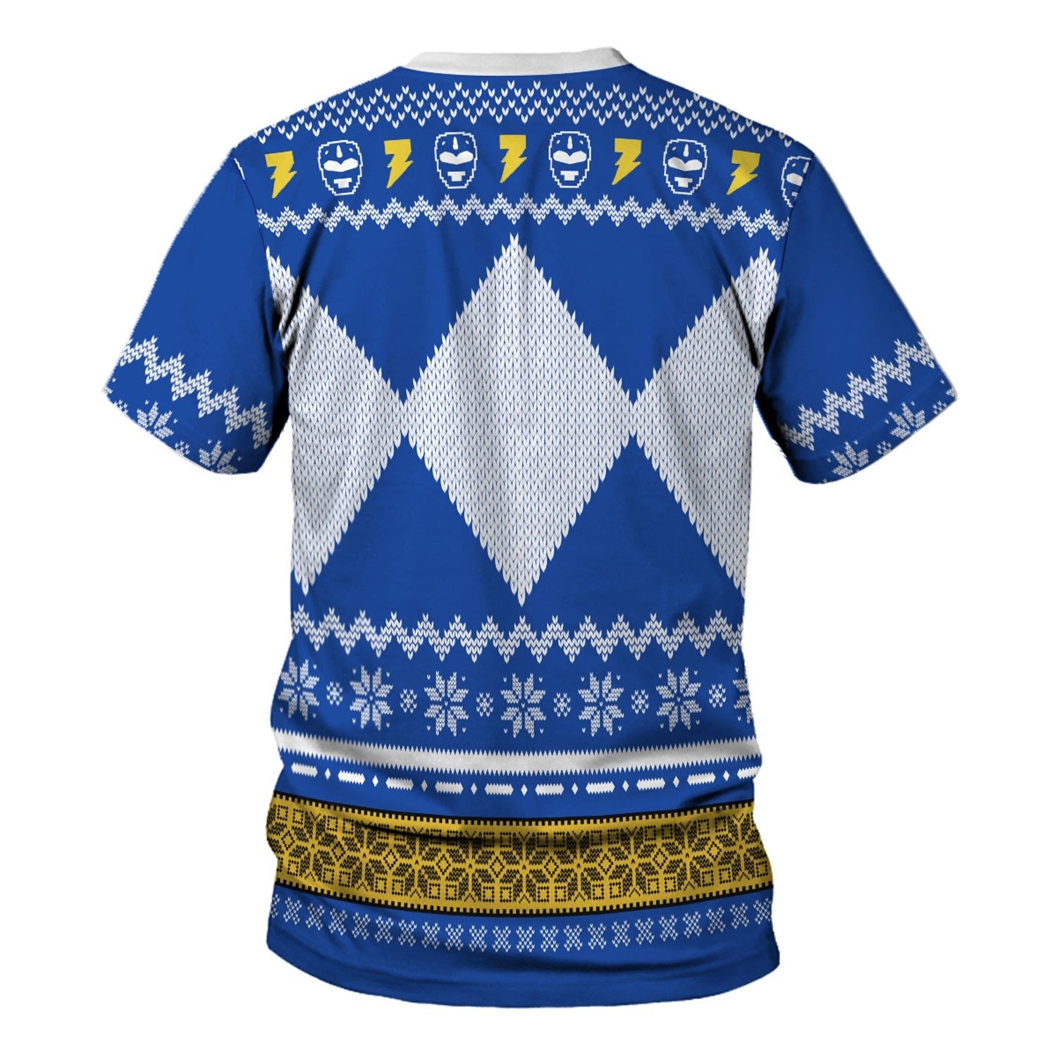HumansBold Blue Power Rangers Tops
