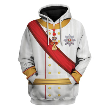 Rudolf - Crown Prince Of Austria Fleece Hoodie / S Qr694