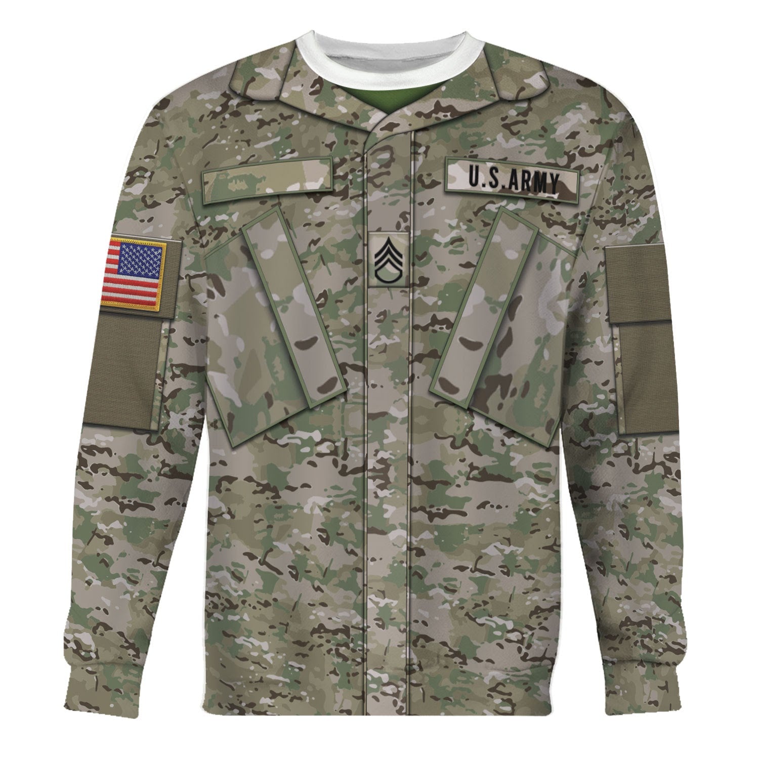 Personalize US Army Combat Uniform Operational Camouflage Pattern (OCP)