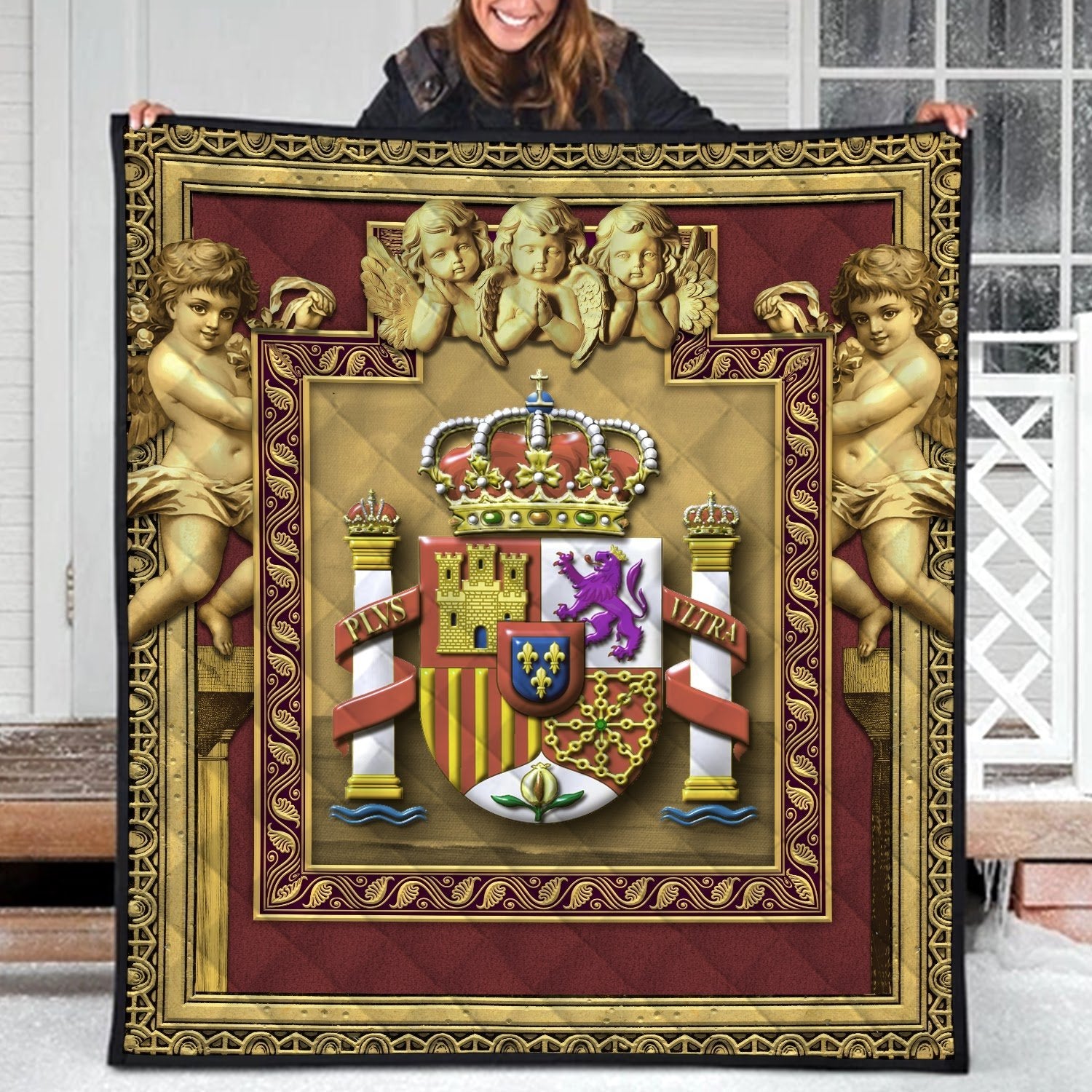 Coat Of Arms Spain Quilt Qm1357