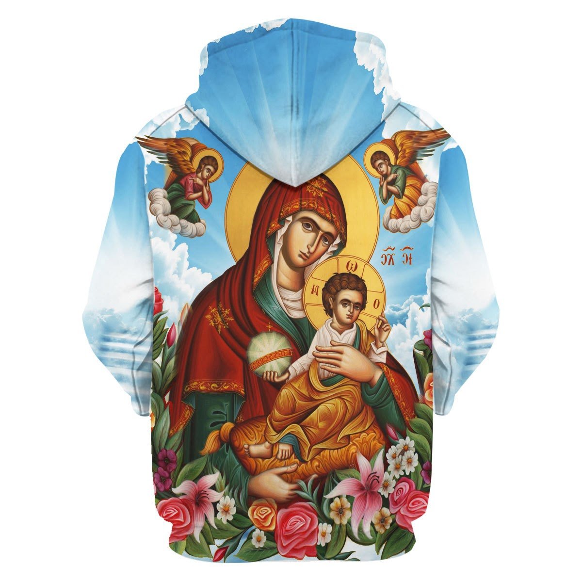 Customspig Tops Pullover Sweatshirt Mary Eastern Christianity 3D Apparel