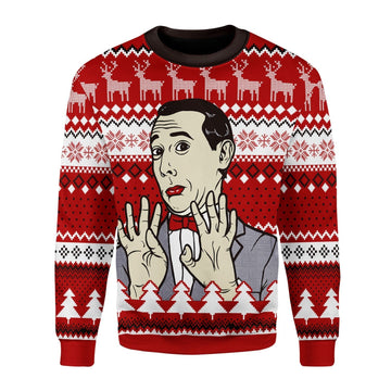 Gearhomies Christmas Unisex Sweater Pee Wee Herman 3D Apparel