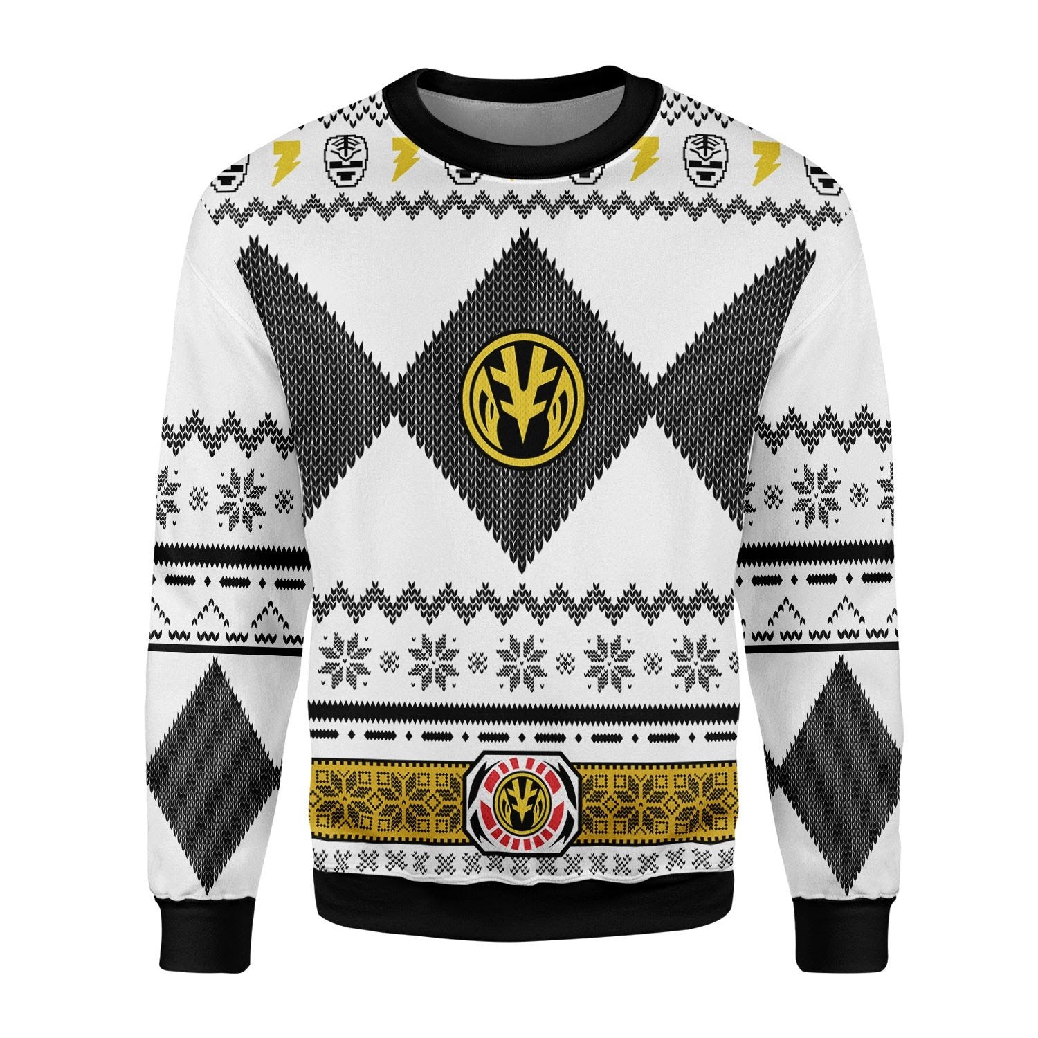 HumansBold White Power Rangers Tops