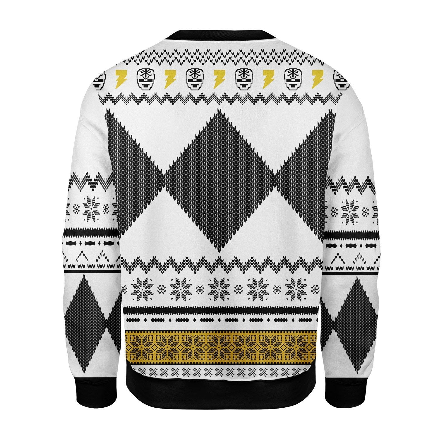Gearhomies Christmas Unisex Sweater Power Ranger White 3D Apparel