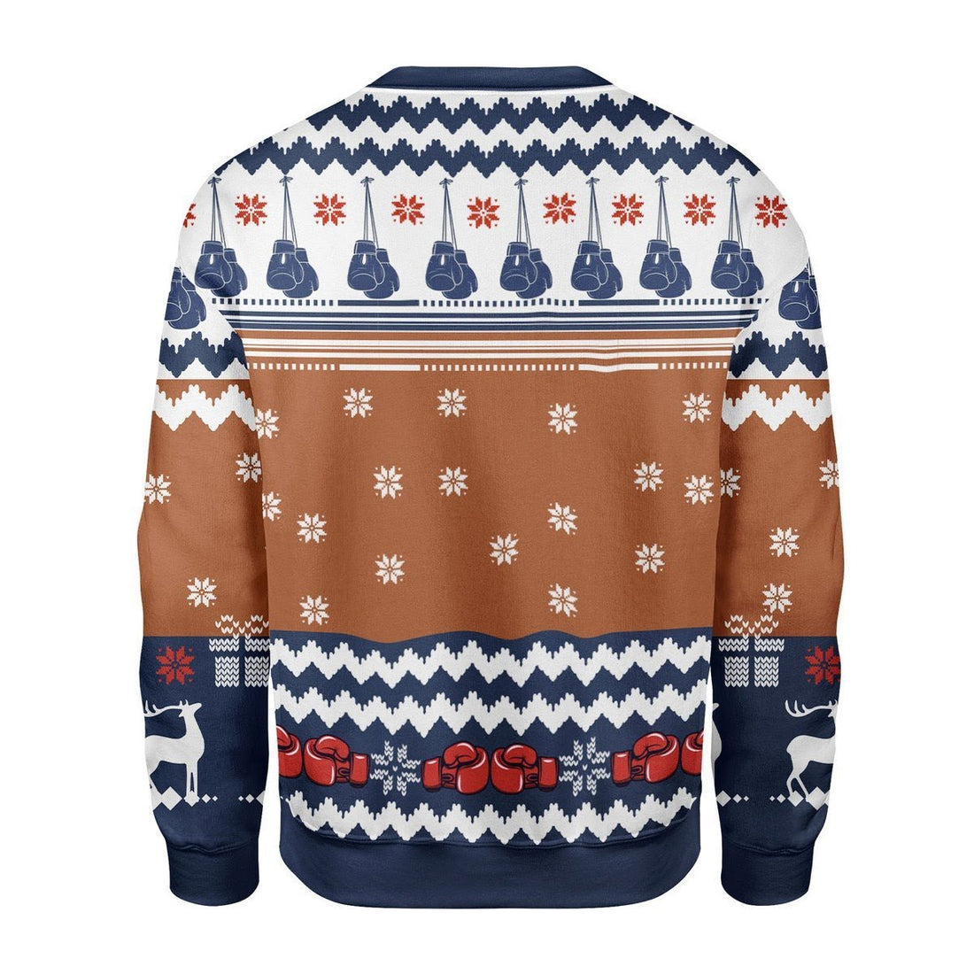 Gearhomies Christmas Unisex Sweater Mike Tyson Ugly Christmas 3D Apparel