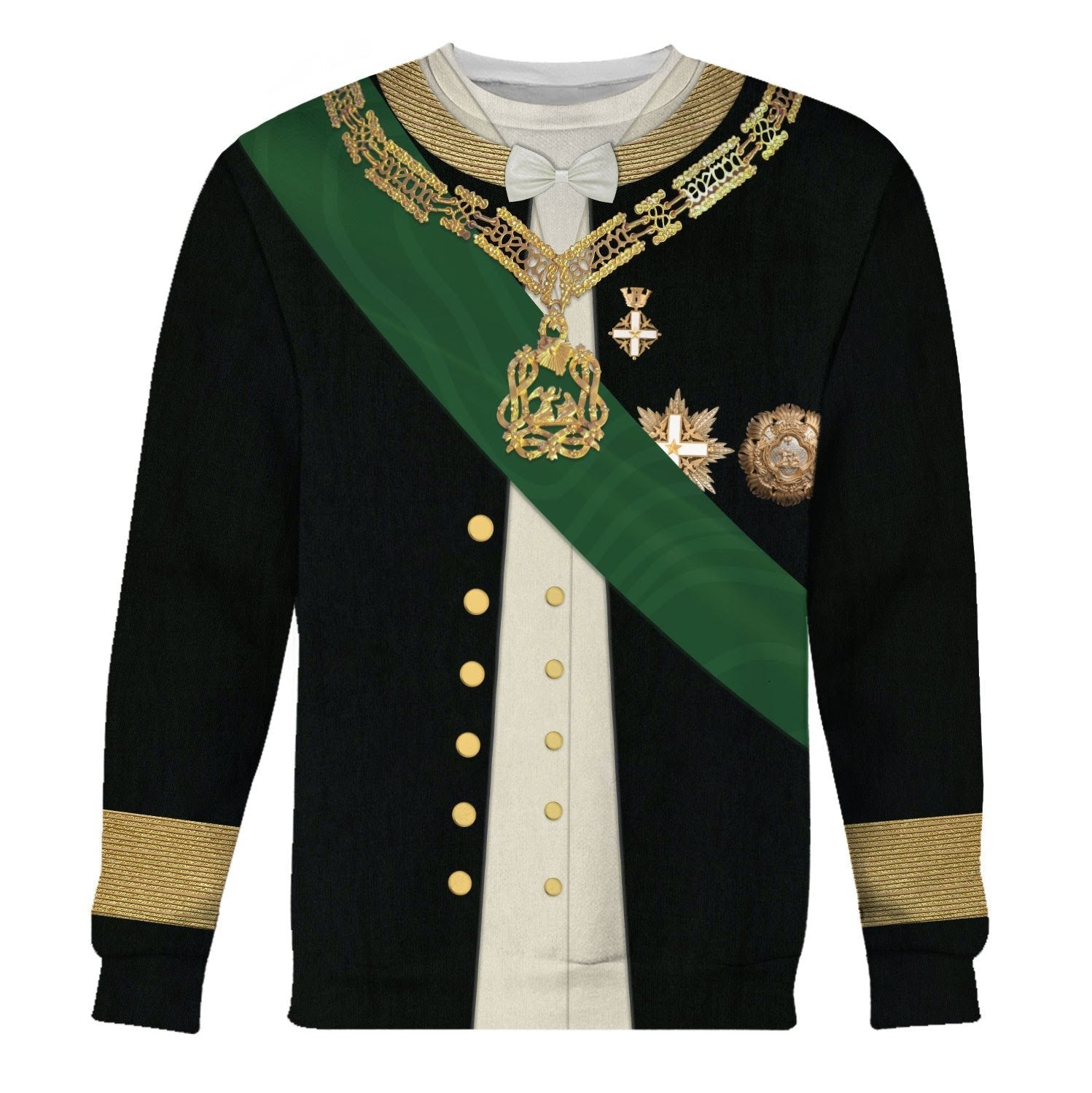 Camillo Benso, Count of Cavour Fleece Long Sleeves