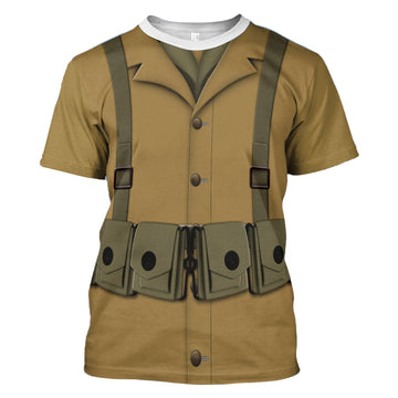 US Army Uniform WW1 Infantryman T-Shirt