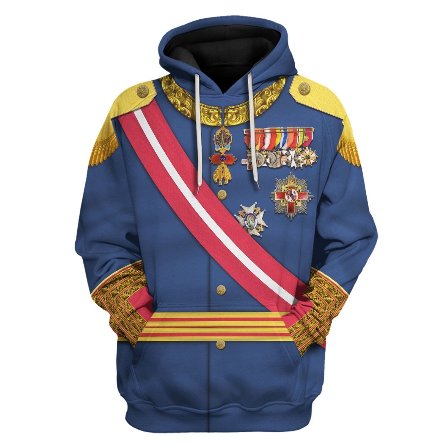 King Alfonso Xiii Of Spain Hoodie / S Vn425