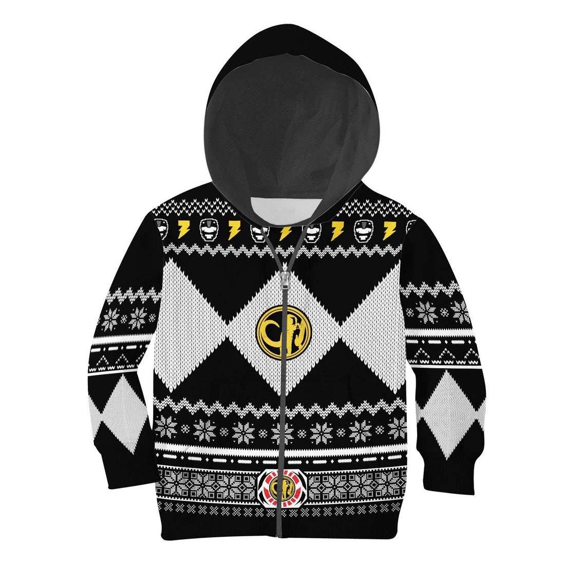 Gearhomies Kid Zip Hoodie Kid Black Mighty
