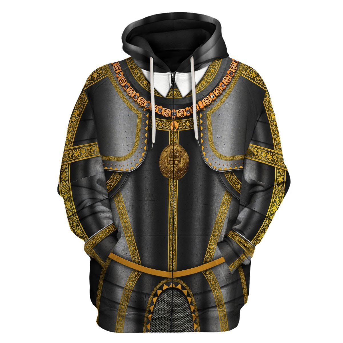 Charles V Holy Roman Emperor Fleece Zip Hoodie