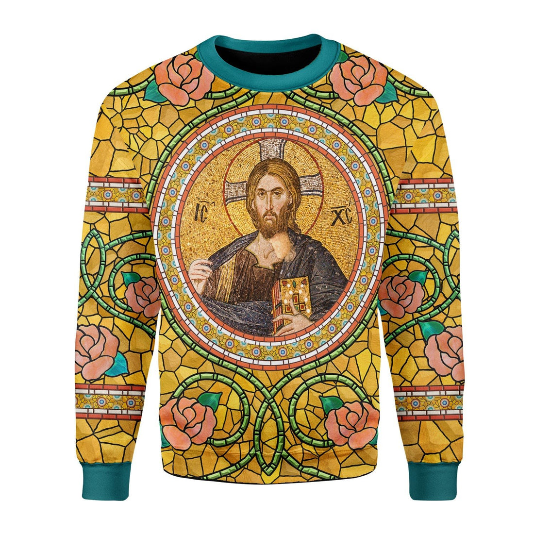 Customspig Tops Pullover Sweatshirt Jesus 3D Apparel