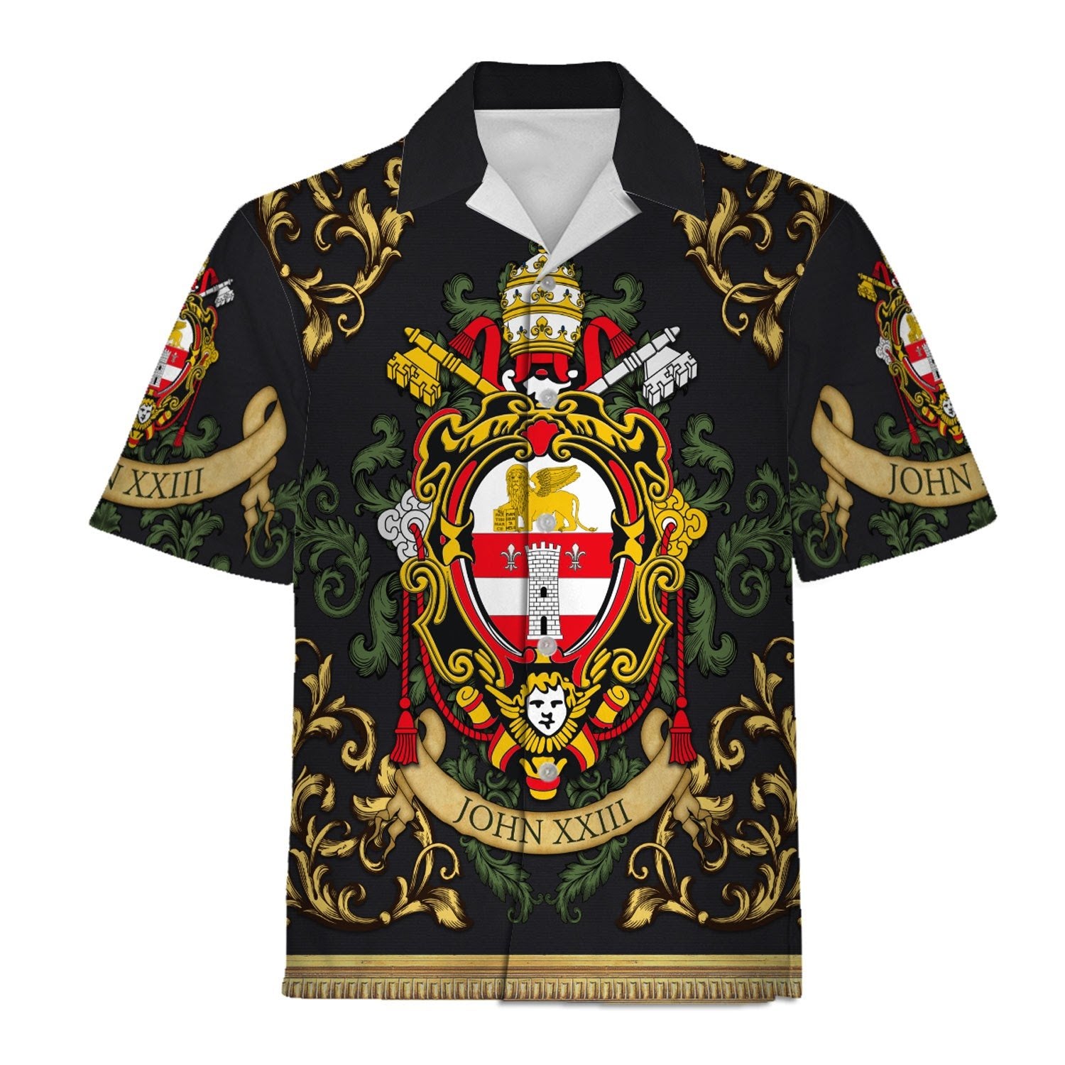 Customspig Unisex Tops Pullover Sweatshirt John XXIII Coat Of Arms 3D Apparel