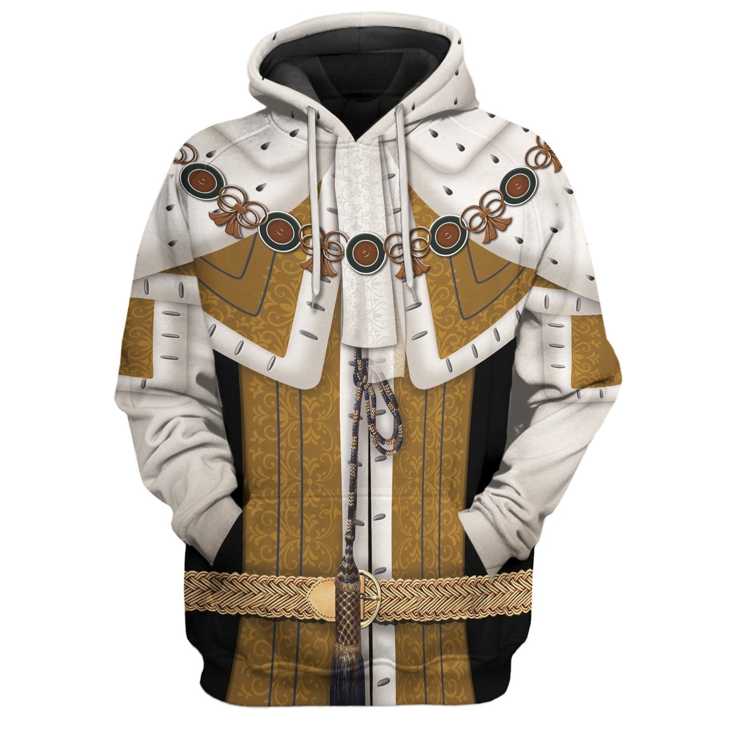 George Ii Of Great Britain Qm481 Fleece Hoodie / S