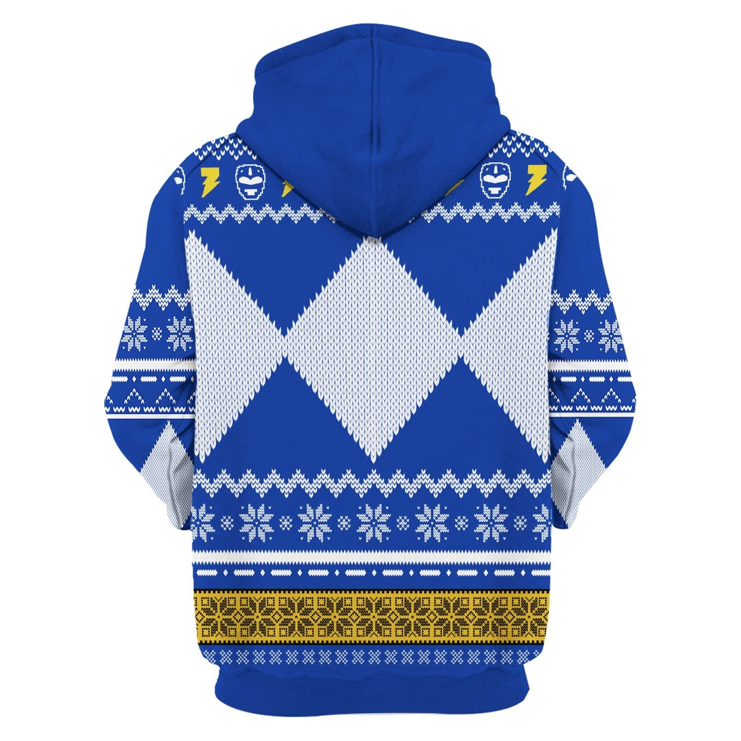 HumansBold Blue Power Rangers Tops